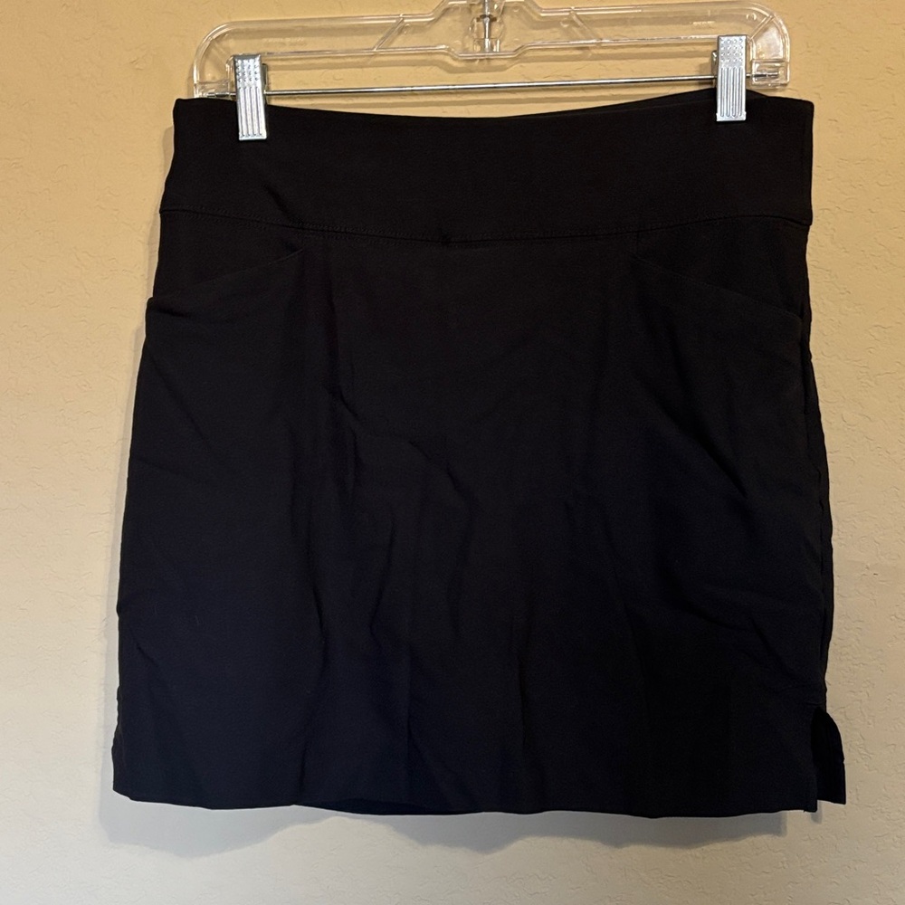 Lady Hagen Black Pull-On Mini Skirt with Pockets